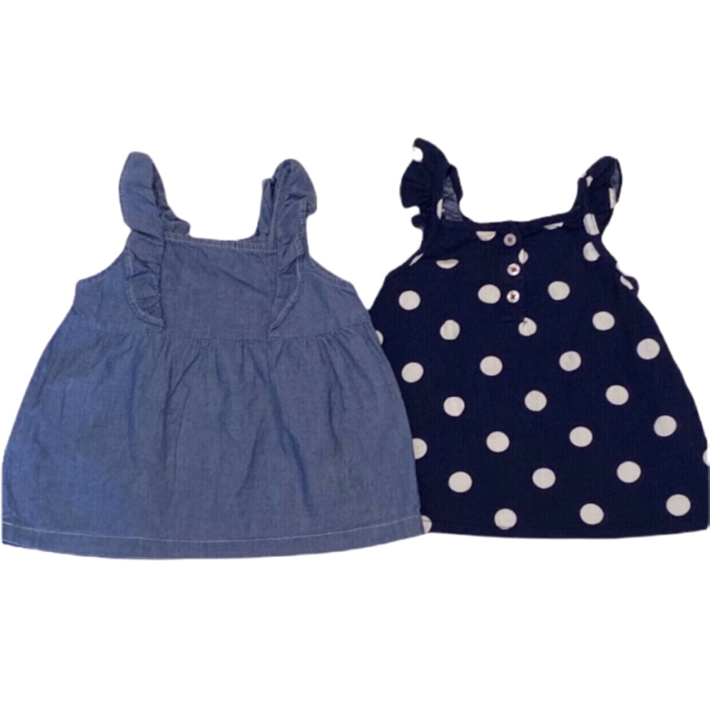 Carter's Ruffle Sleeve Tank Top Bundle 18m